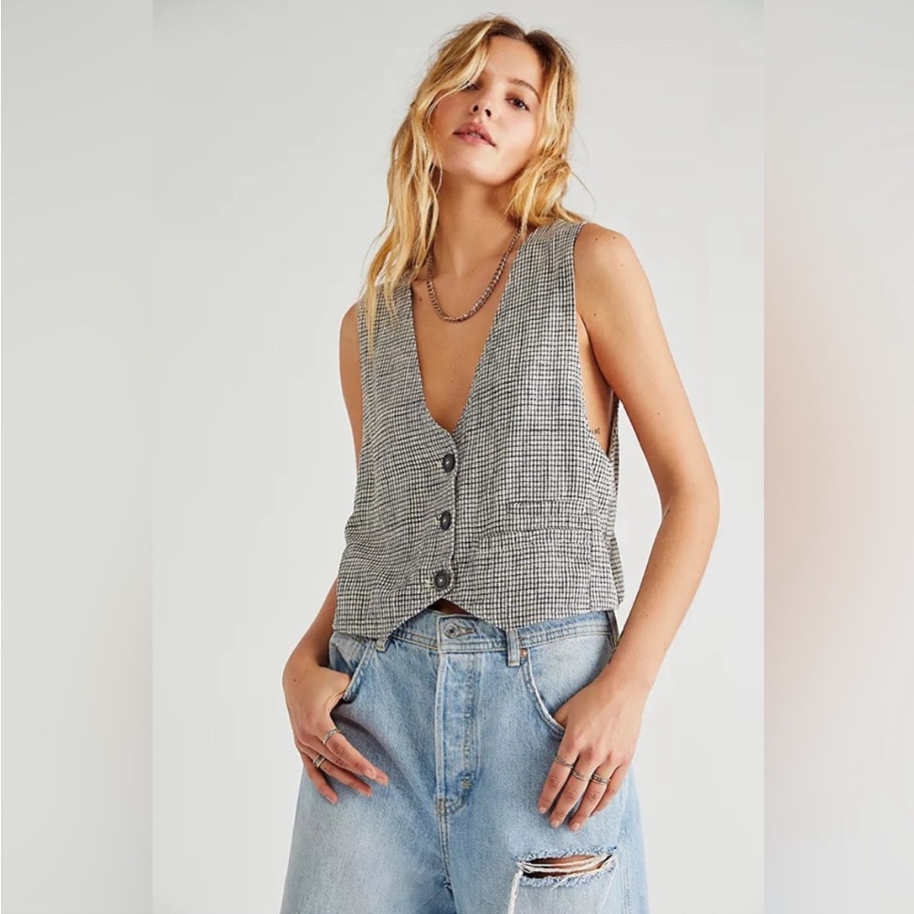 We the free heritage check vest
